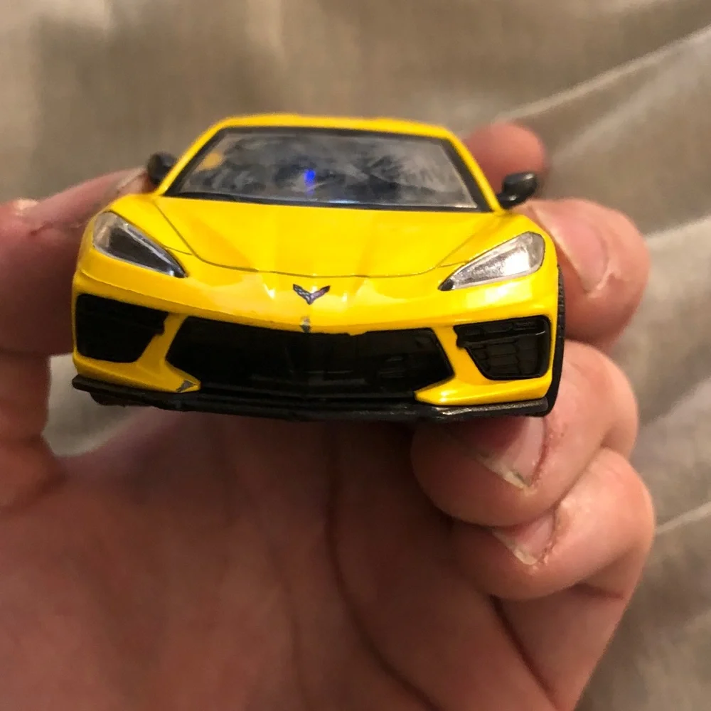 2020 Pull Back Action Corvette Toy Car